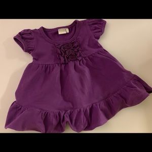 Infant girl purple top